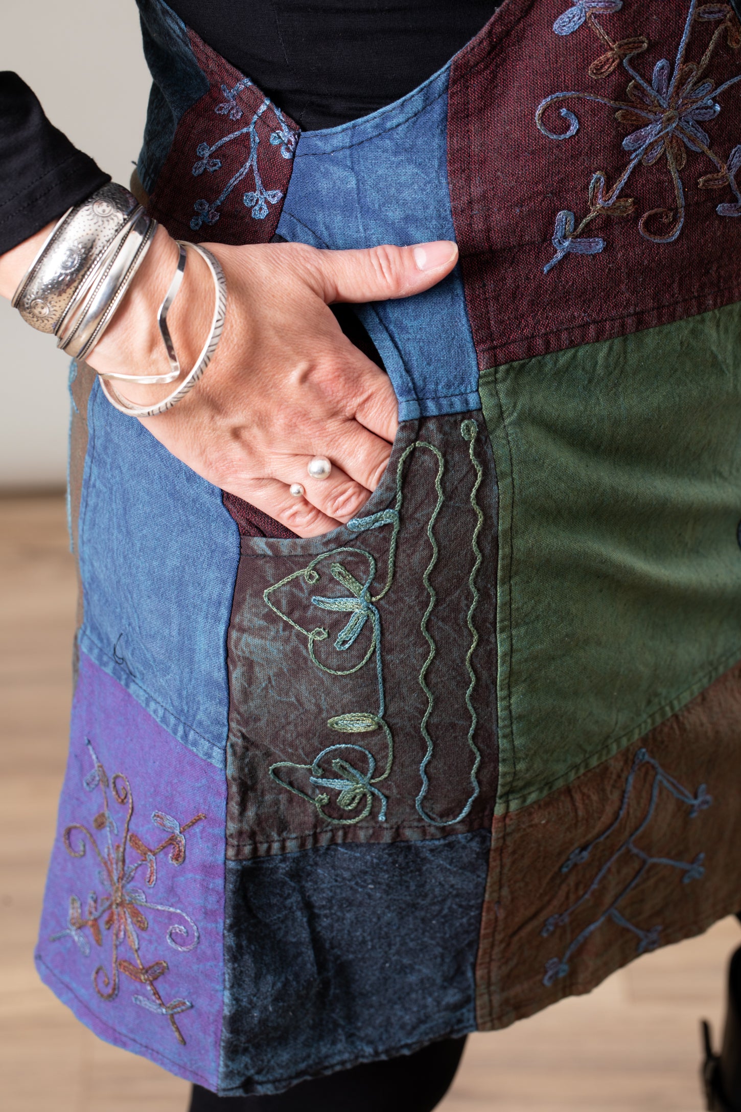 Jaya Kapasa Patchwork Jumper Skirt