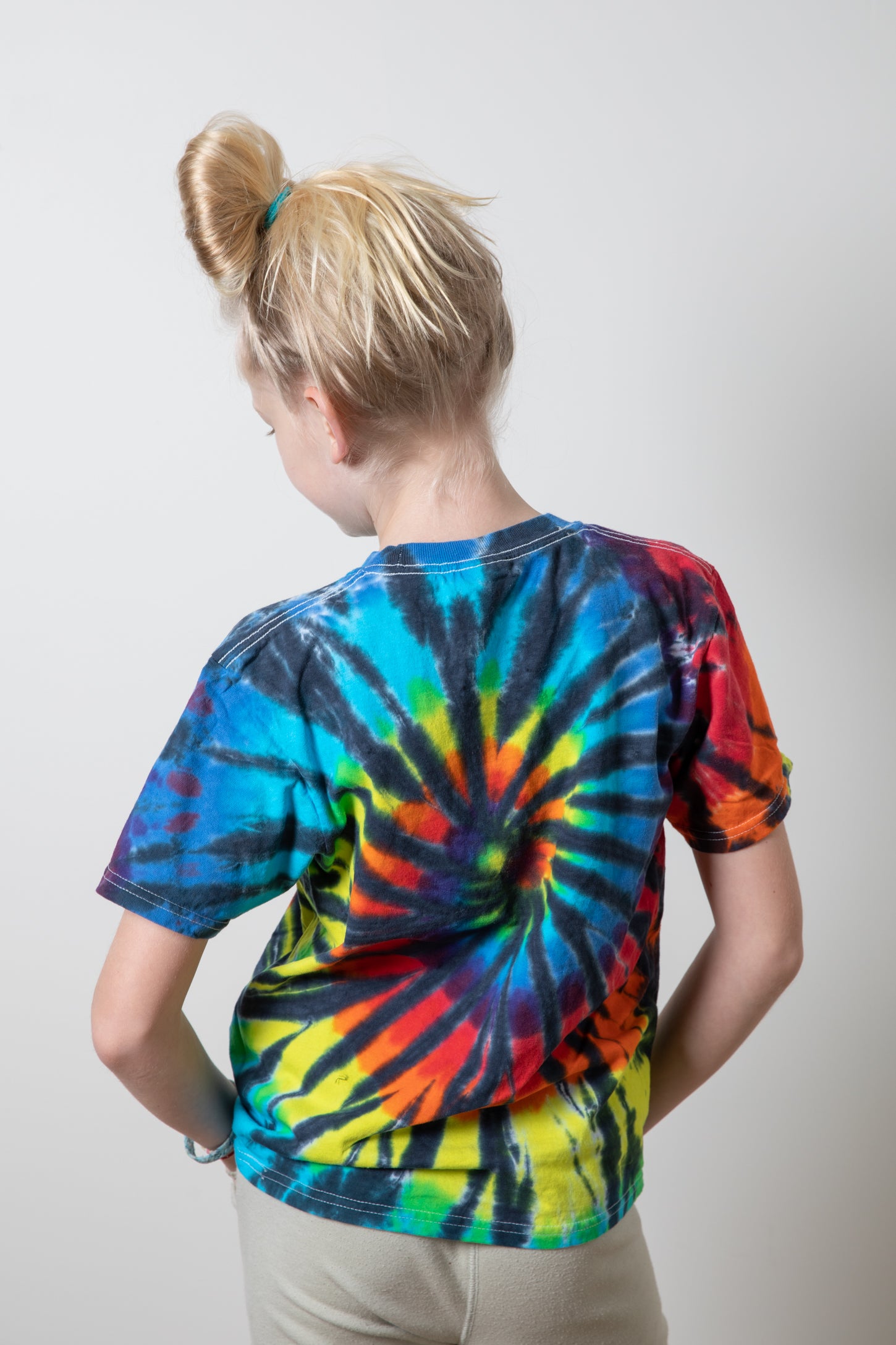 Tie dye tshirt sales kids