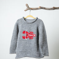 Kids Lobster Alpaca Sweater