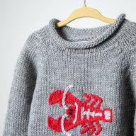 Kids Lobster Alpaca Sweater