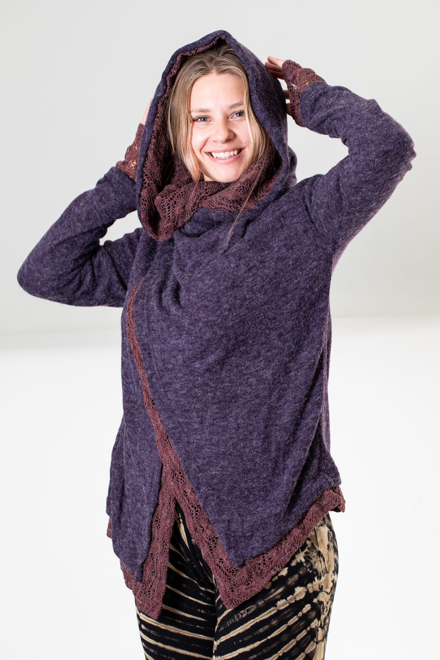 Lace Trim Linden Sweater