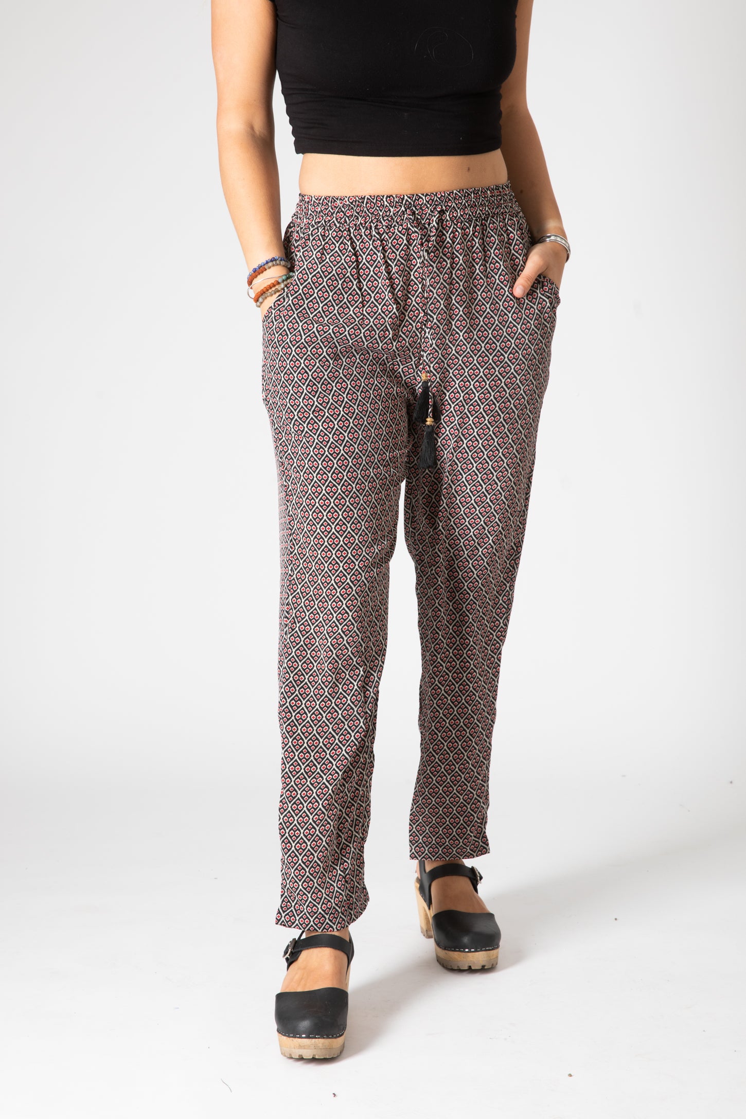 Lahari Patterned Straight Leg Pants
