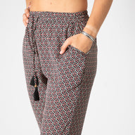 Lahari Patterned Straight Leg Pants