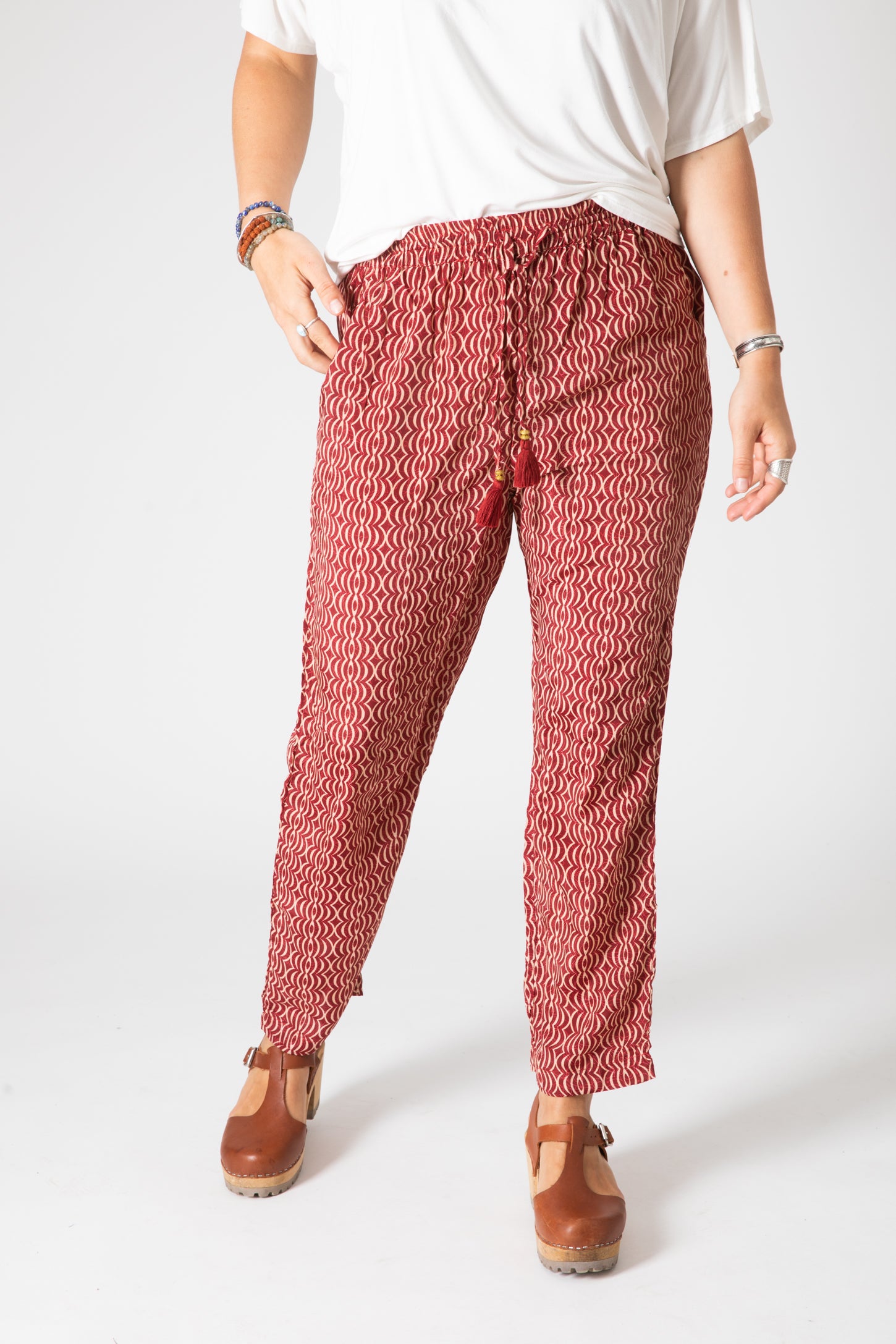 Lahari Patterned Straight Leg Pants