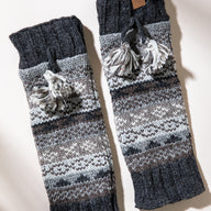 Larkya Wool Tasseled Leg Warmers