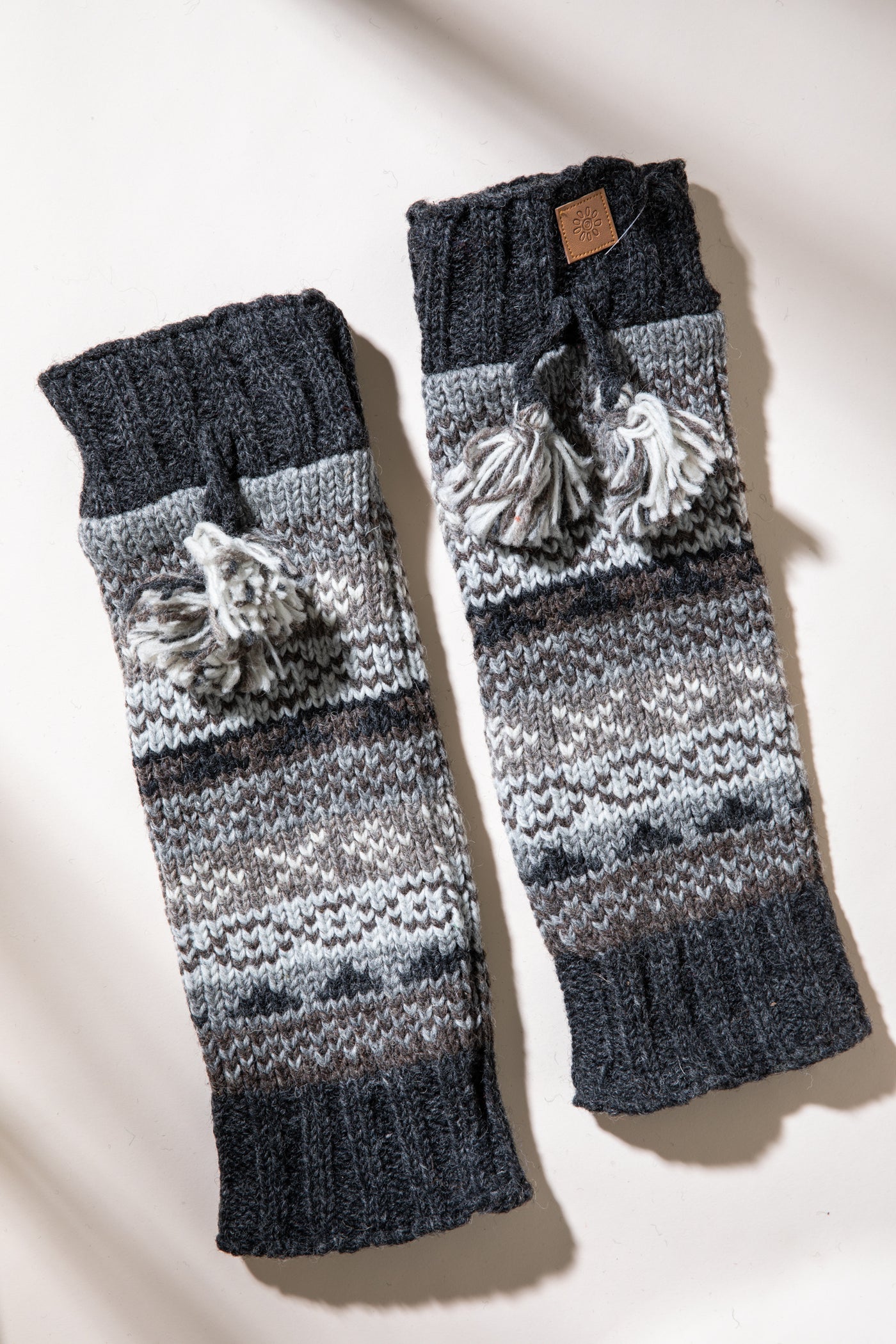 Larkya Wool Tasseled Leg Warmers