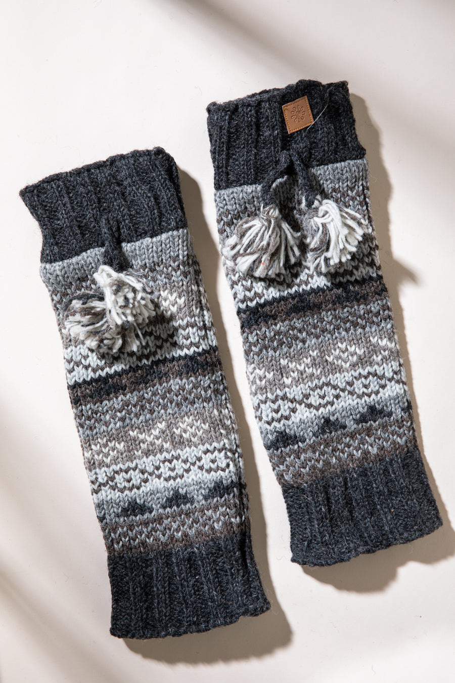 Larkya Wool Tasseled Leg Warmers