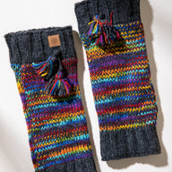 Larkya Wool Tasseled Leg Warmers