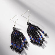 Lucia Tz'utujil Beaded Dangle Earrings