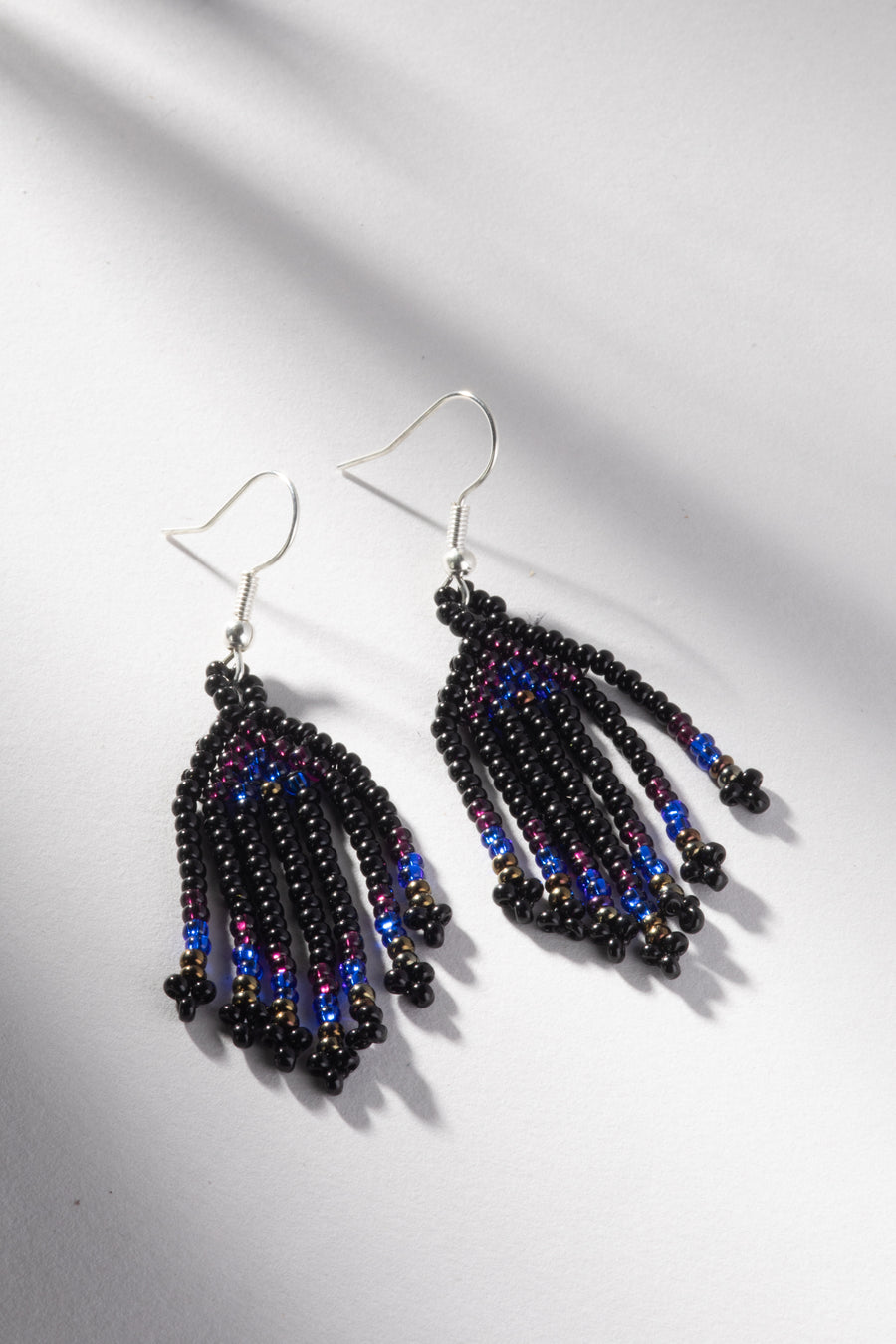Lucia Tz'utujil Beaded Dangle Earrings