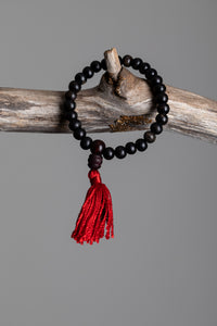 Mala Beads Bracelet in Rosewood