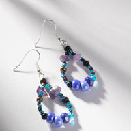 Mara Tz'utujil Beaded Loop Earrings