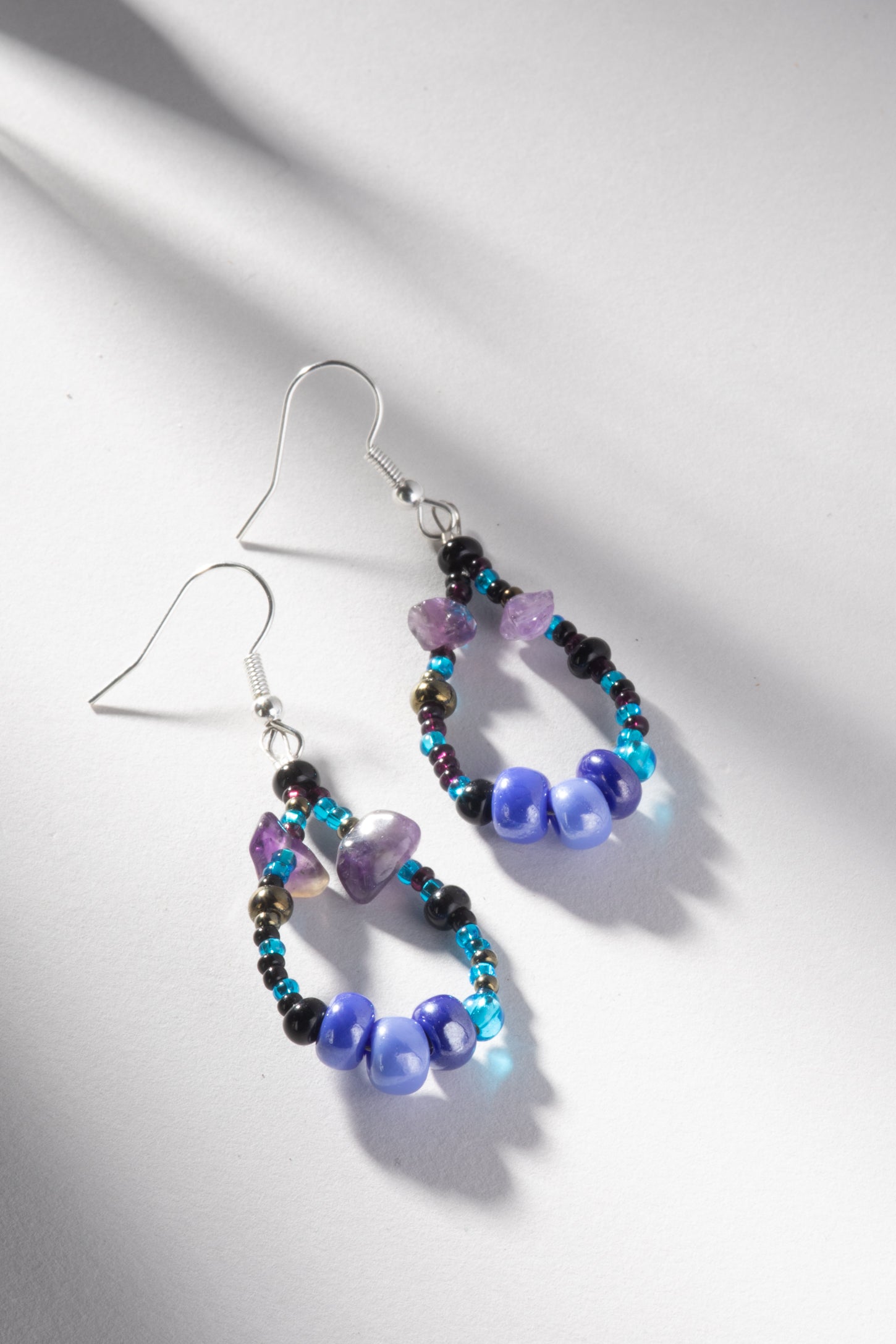 Mara Tz'utujil Beaded Loop Earrings
