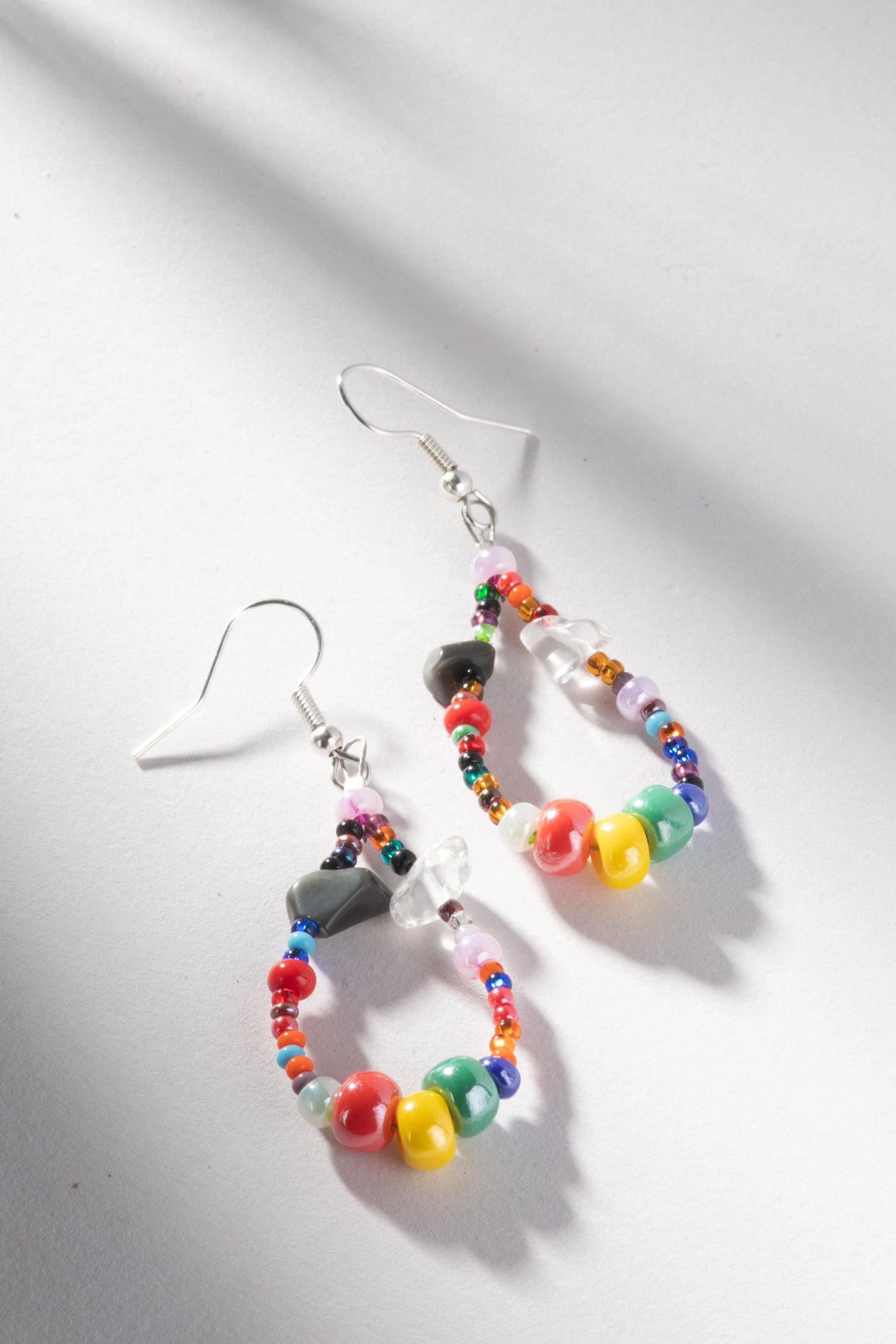 Mara Tz'utujil Beaded Loop Earrings