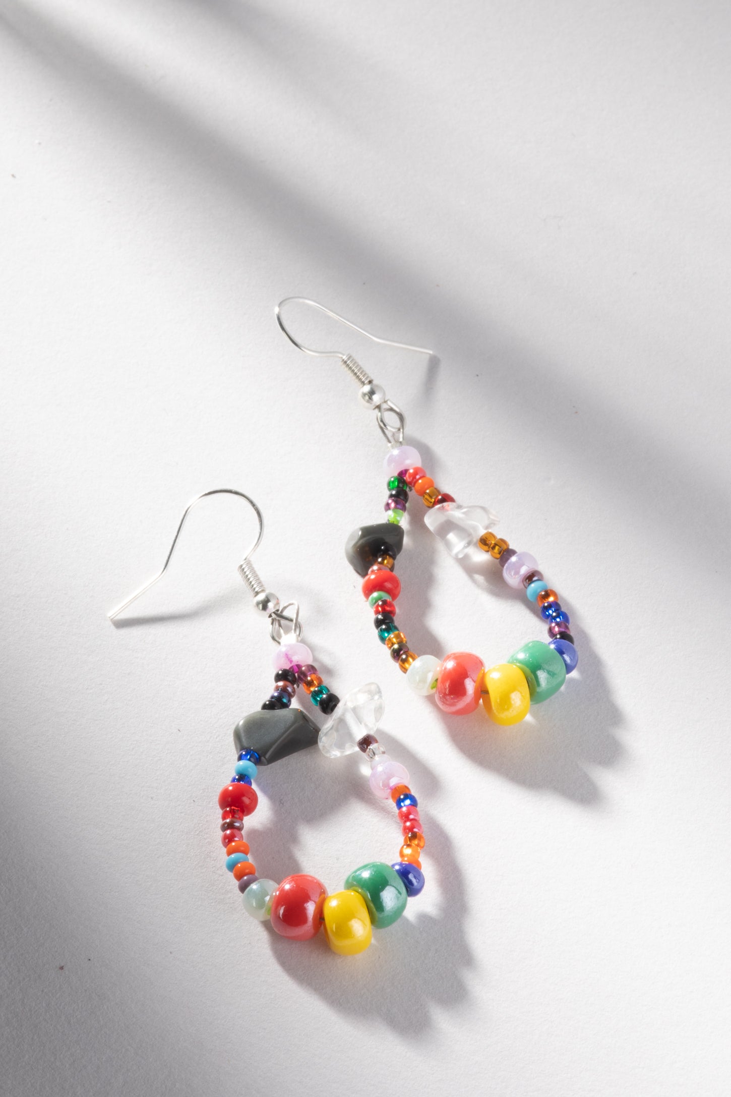 Mara Tz'utujil Beaded Loop Earrings