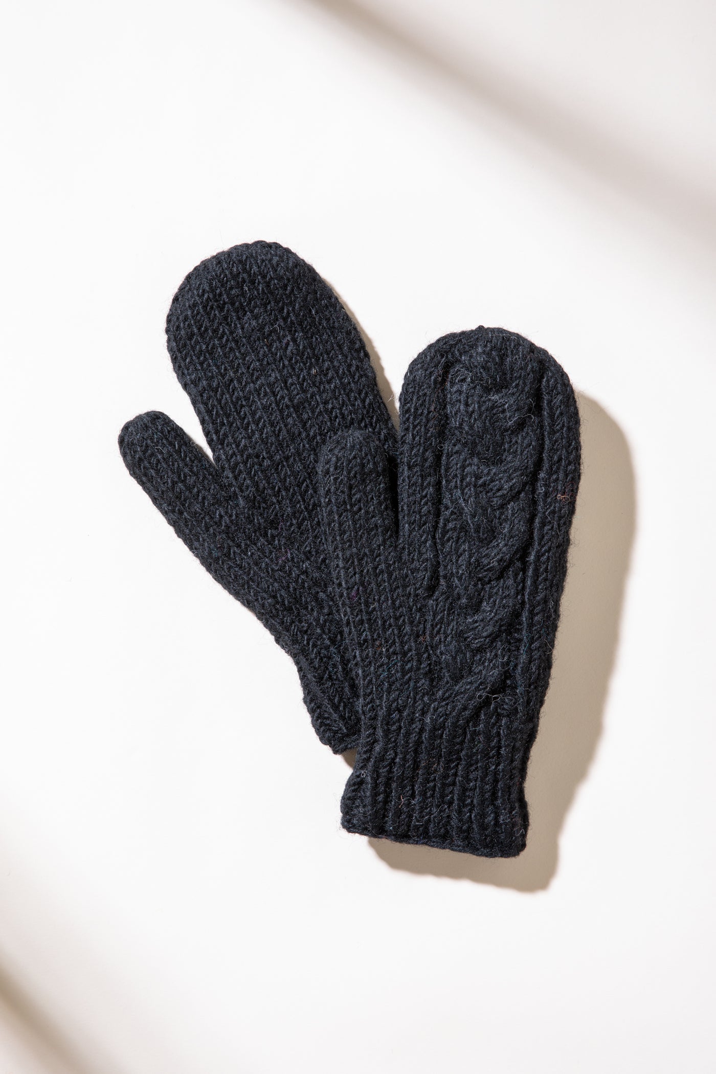 Mari Wool Cable Knit Mittens
