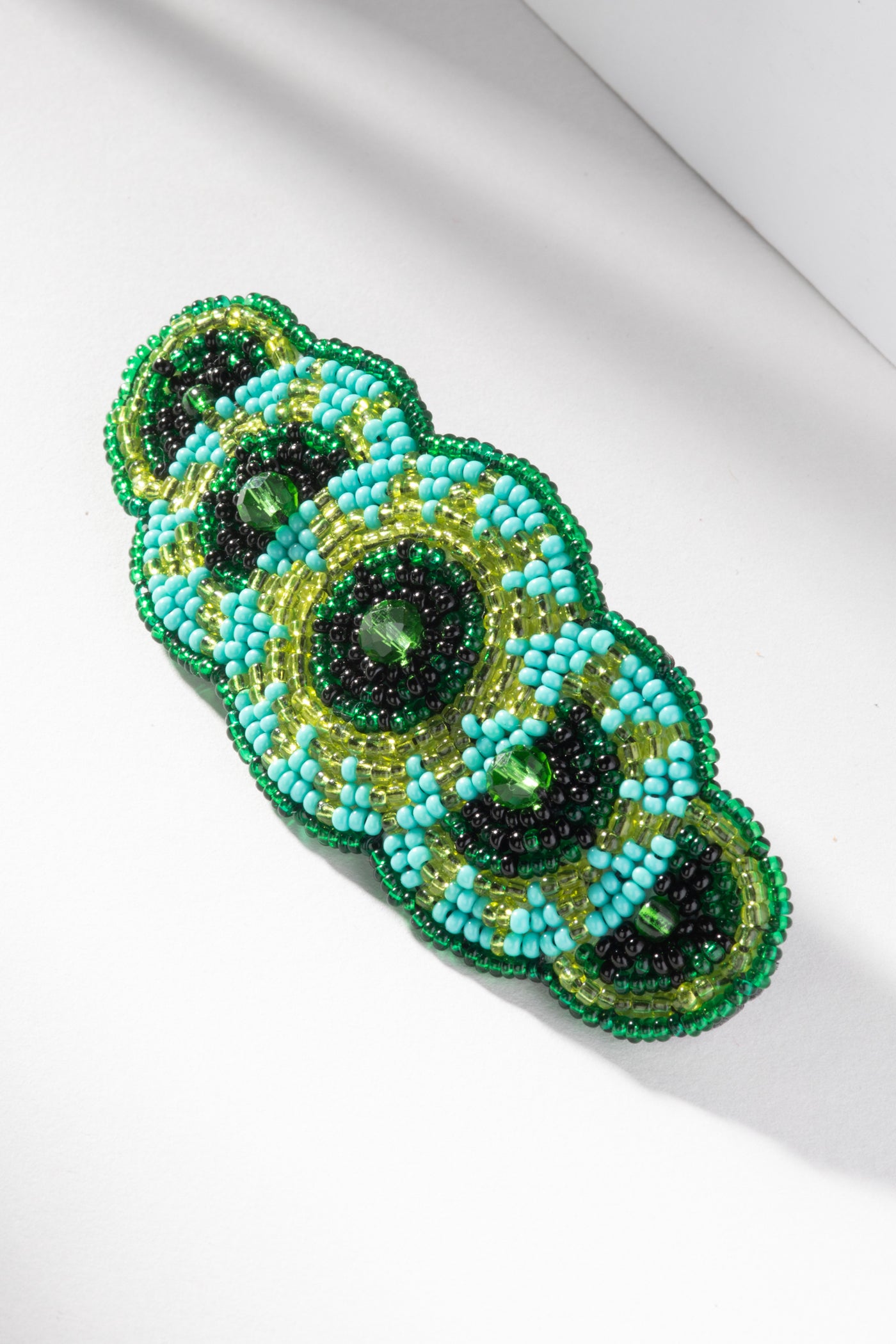 Mayan Beaded Barrette