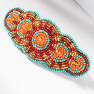Mayan Beaded Barrette