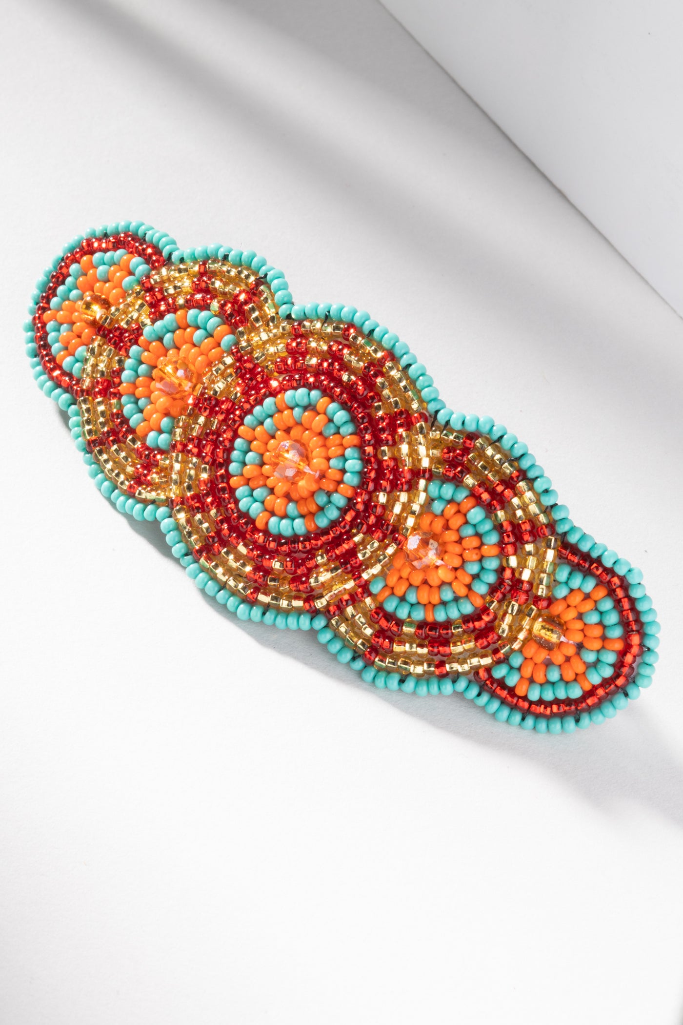 Mayan Beaded Barrette