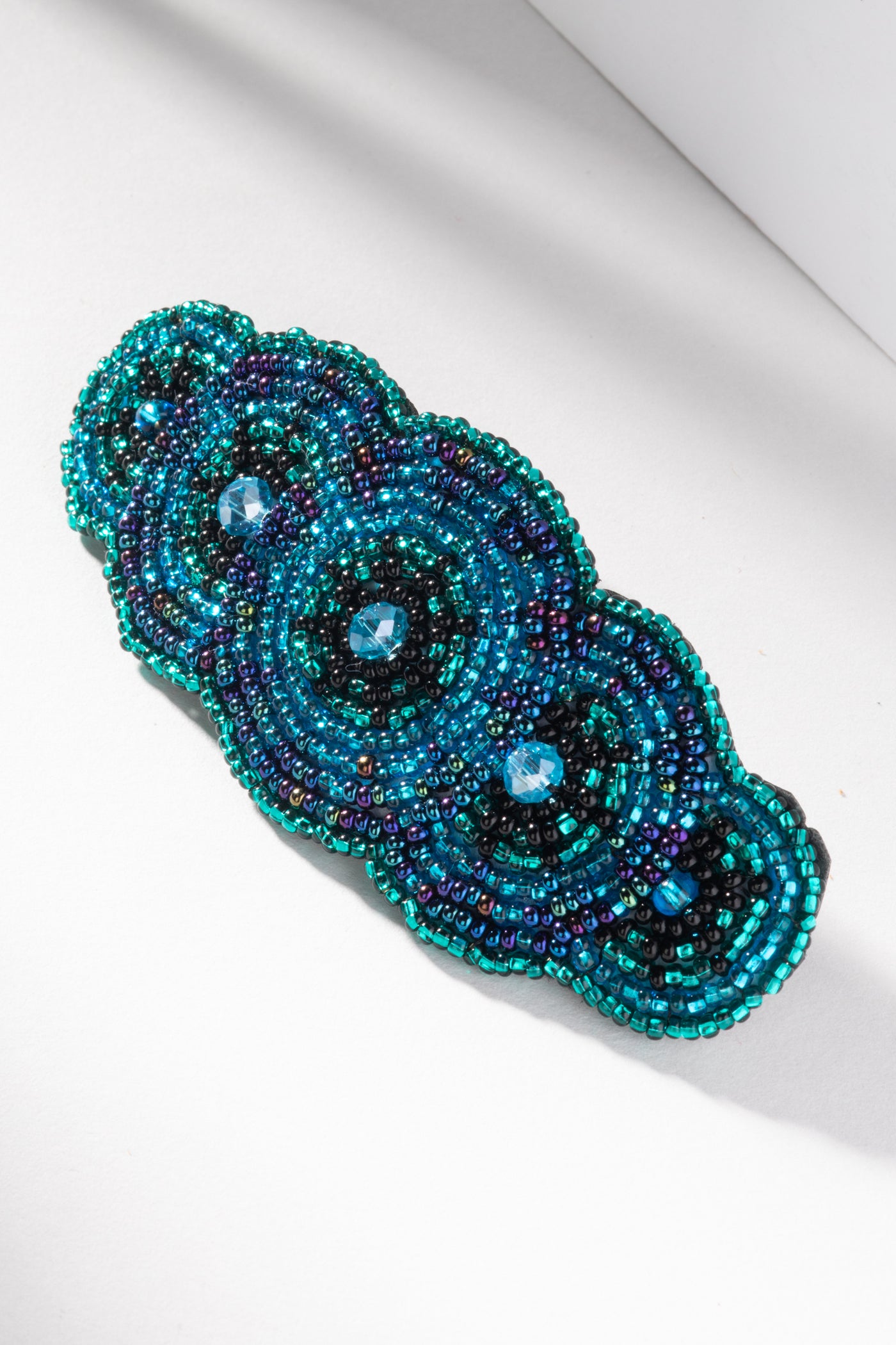 Mayan Beaded Barrette