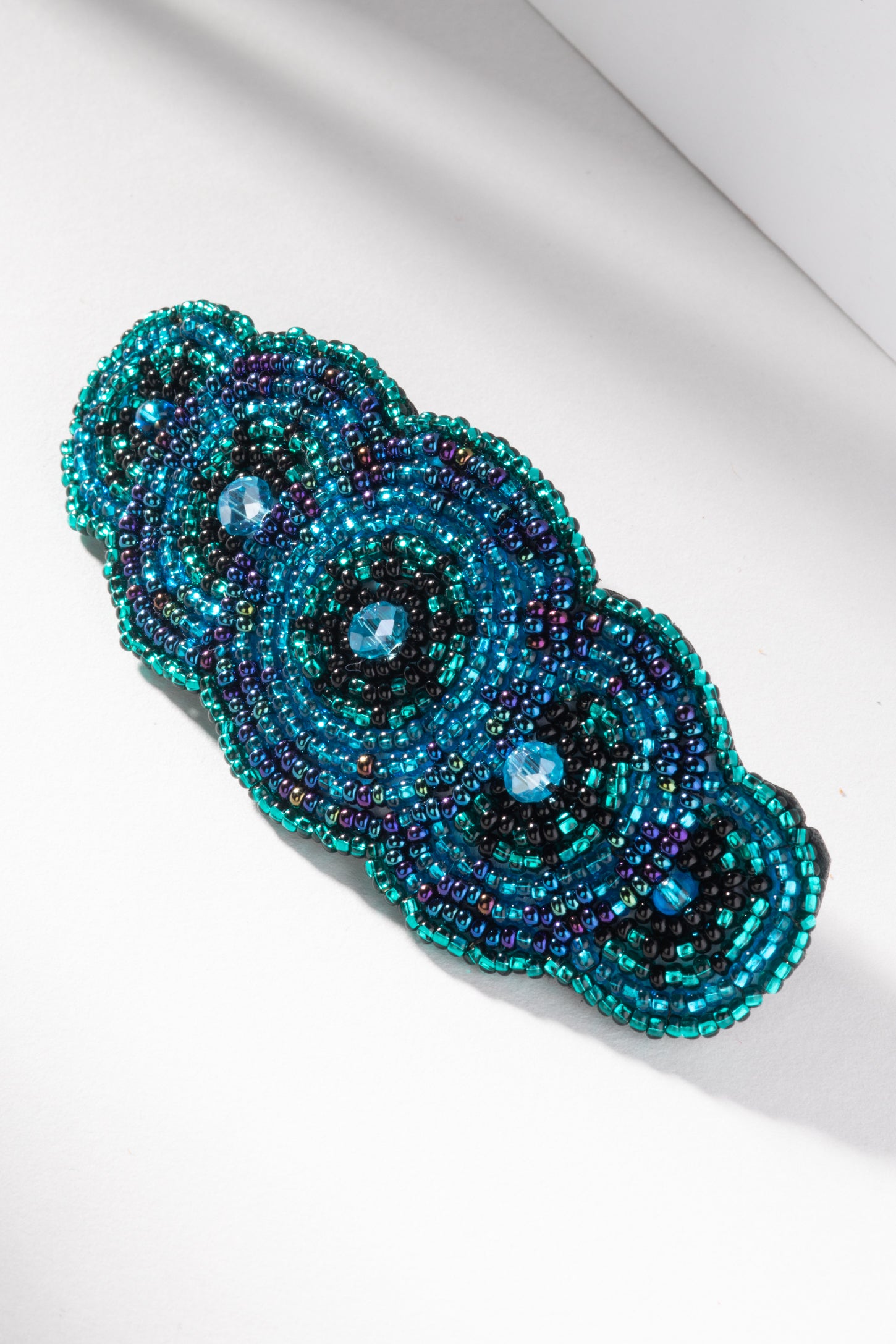 Mayan Beaded Barrette