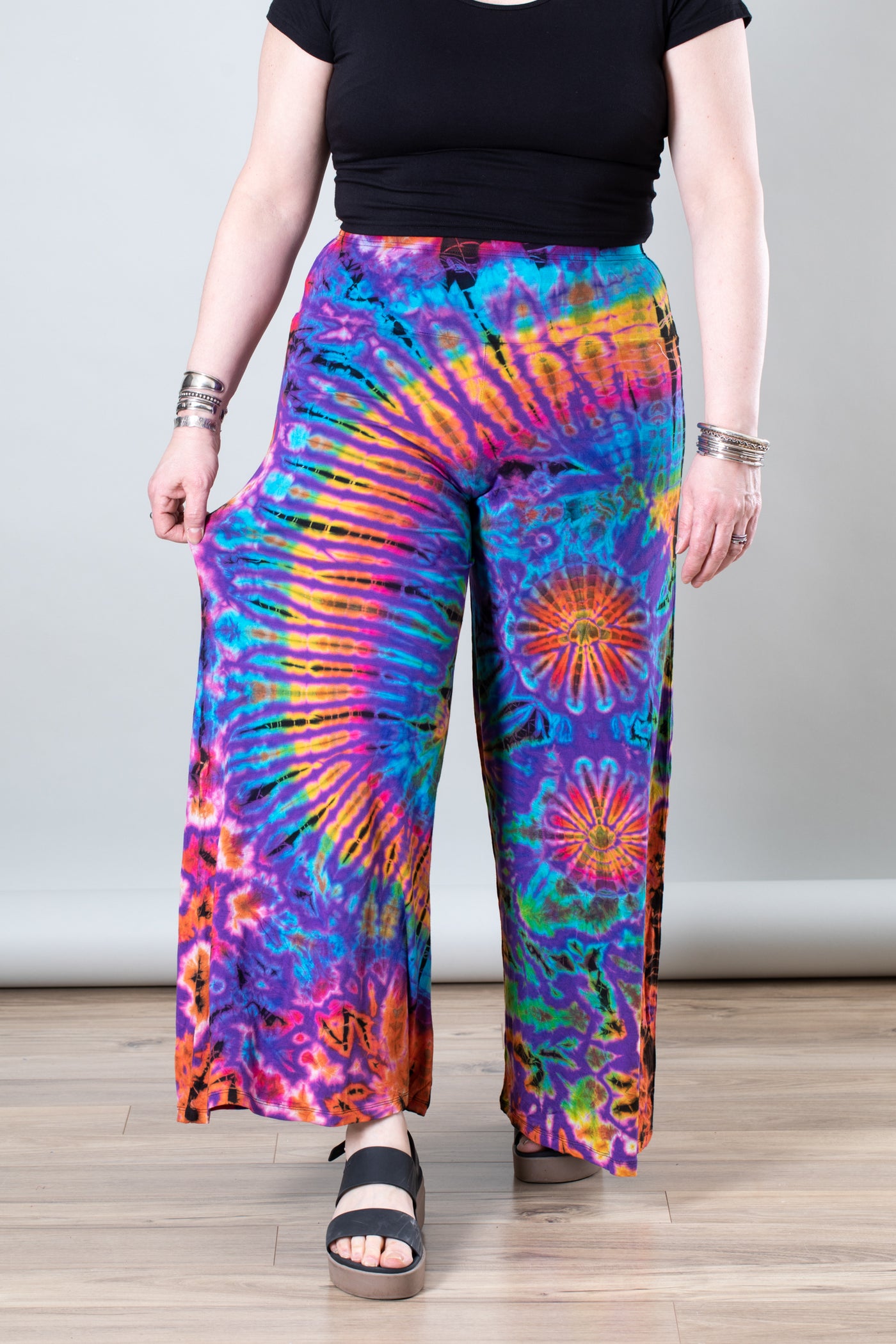 Mudmee Tie Dye Palazzo Pants