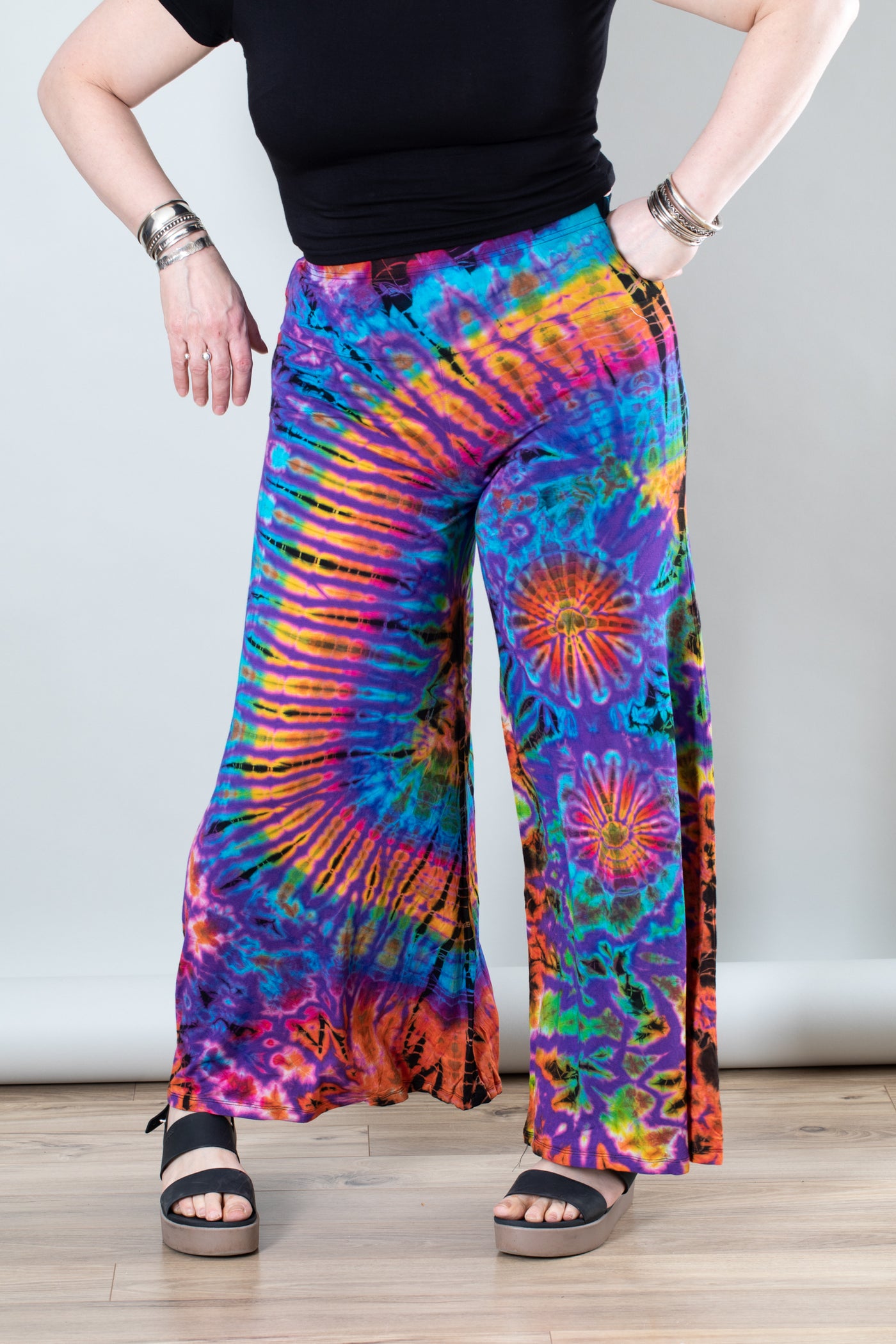 Mudmee Tie Dye Palazzo Pants