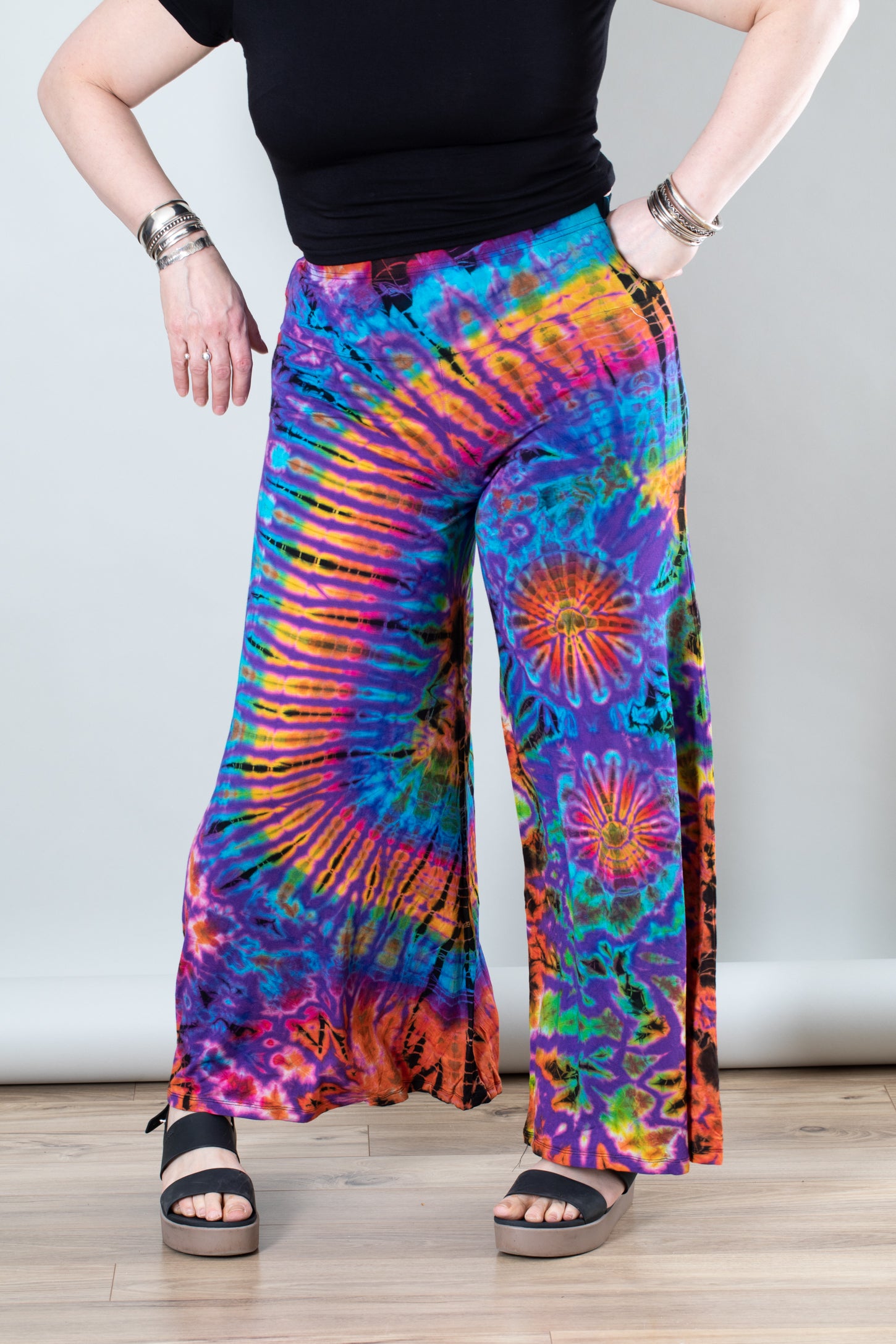 Mudmee Tie Dye Palazzo Pants