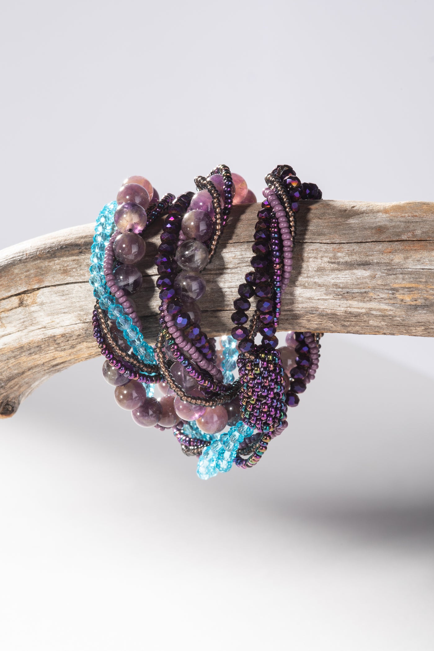 Multiway Magnetic Beaded Gemstone Necklace Mexicali Blues Multiway Magnetic Beaded Gemstone Necklace Mexicali Blues
