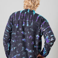Nalu Tie Dye Nehru Collar Shirt
