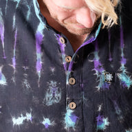 Nalu Tie Dye Nehru Collar Shirt