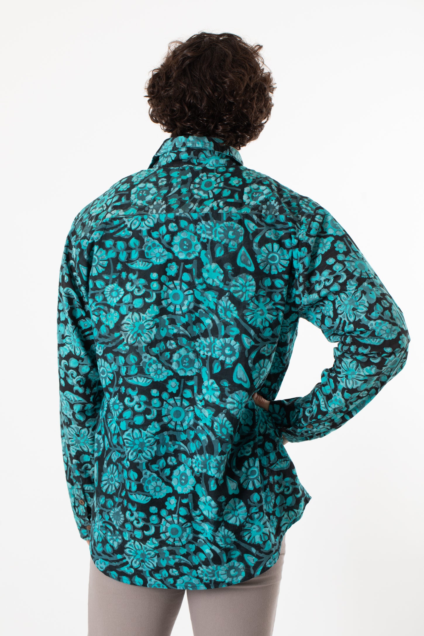 Niraj Indian Block Print Shirt Mexicali Blues