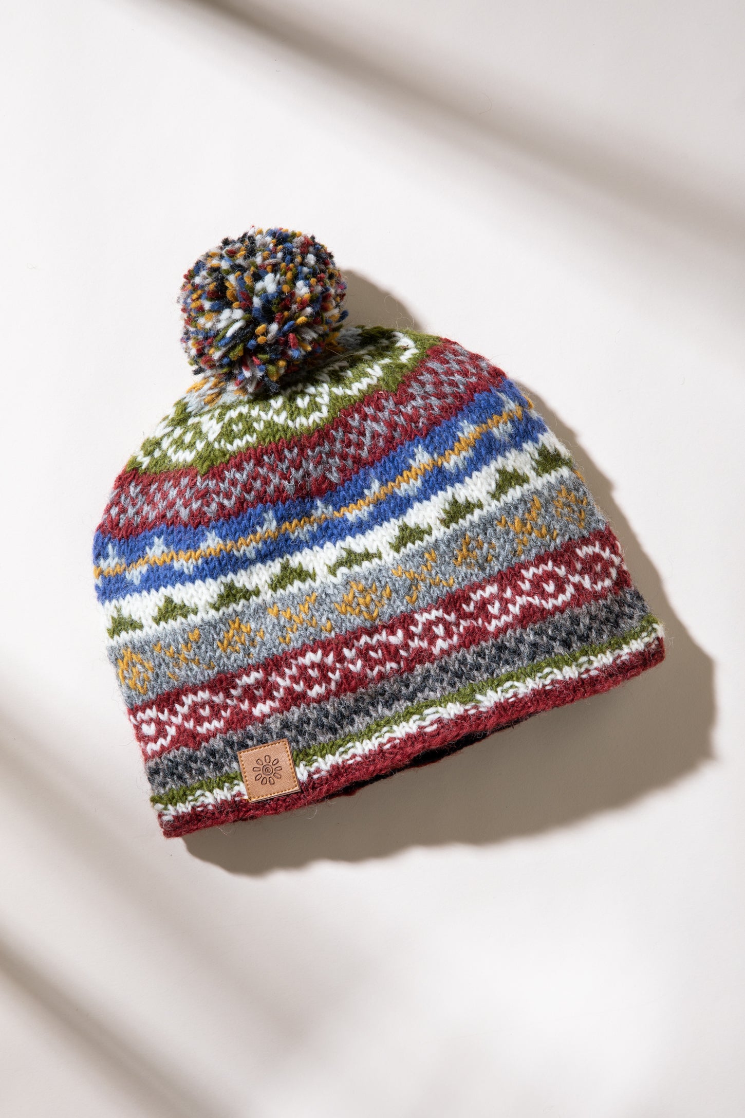 Nordic Wool Pom Pom Beanie · Mexicali Blues