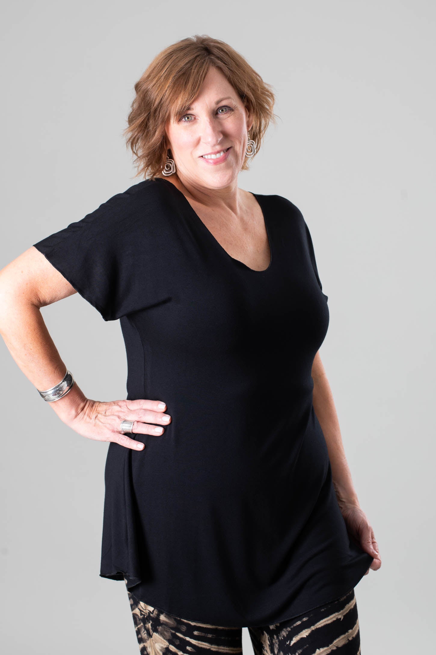 Ophelia Short Sleeve Swing Top
