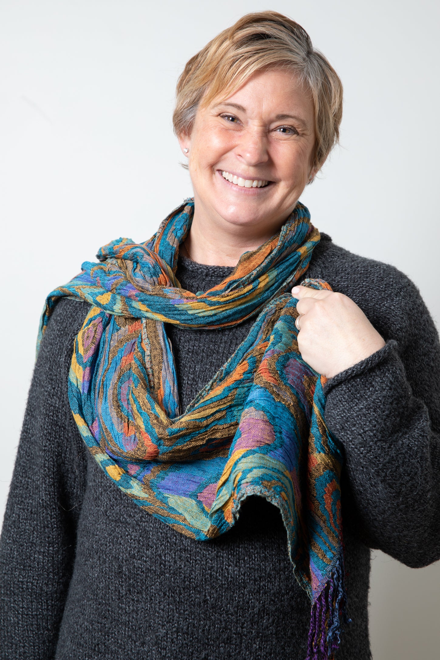 Orbital Apogee Stretchy Scarf Mexicali Blues