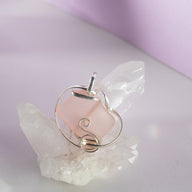 Ornate Wrapped Seaglass Pendant