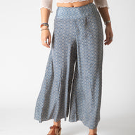 Paolo Sari Inspired Patterned Flare Pants