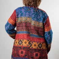 Pari Buta Fringe Shawl Cardigan