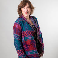 Pari Buta Fringe Shawl Cardigan