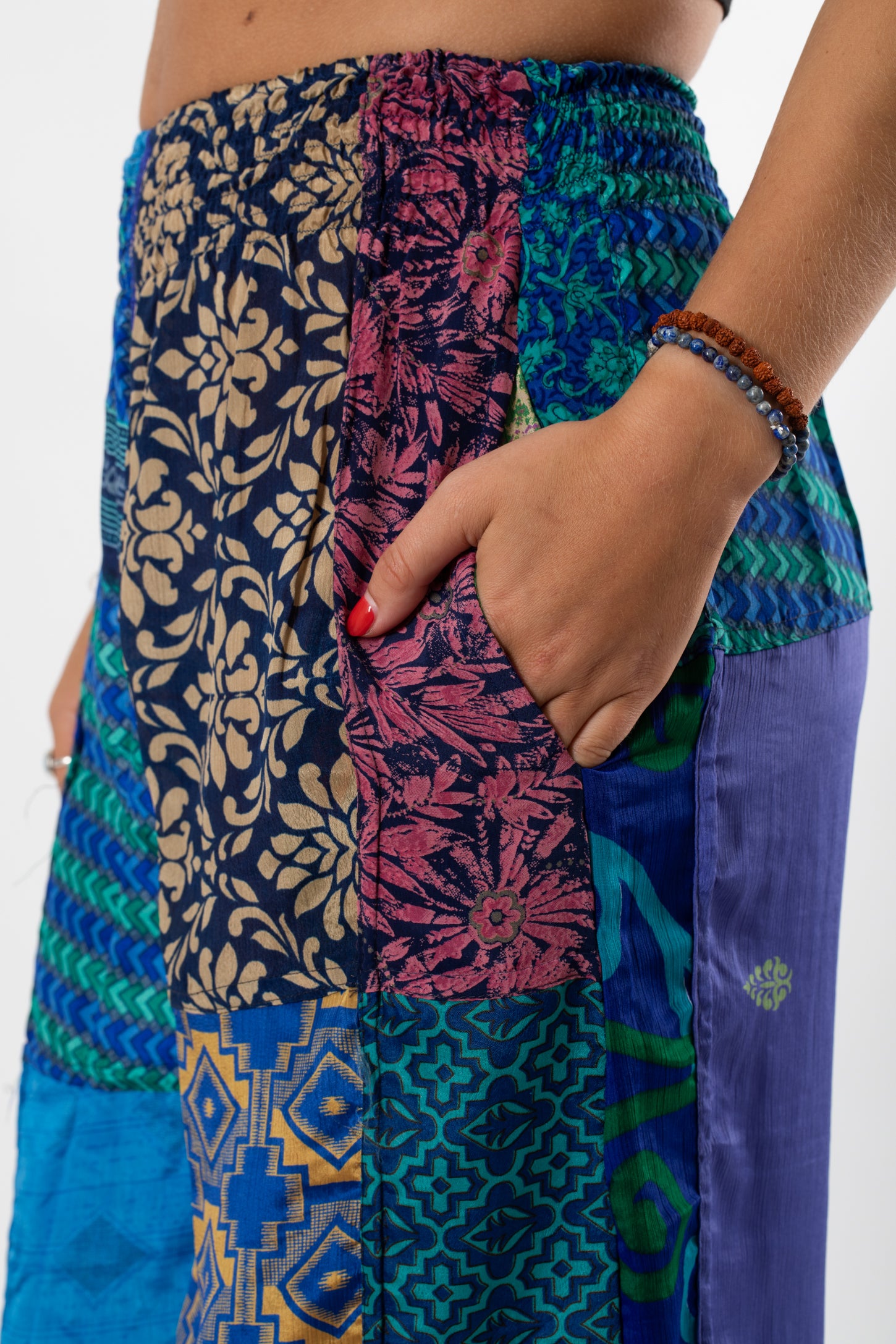 Patchwork Paravi Harem Pants