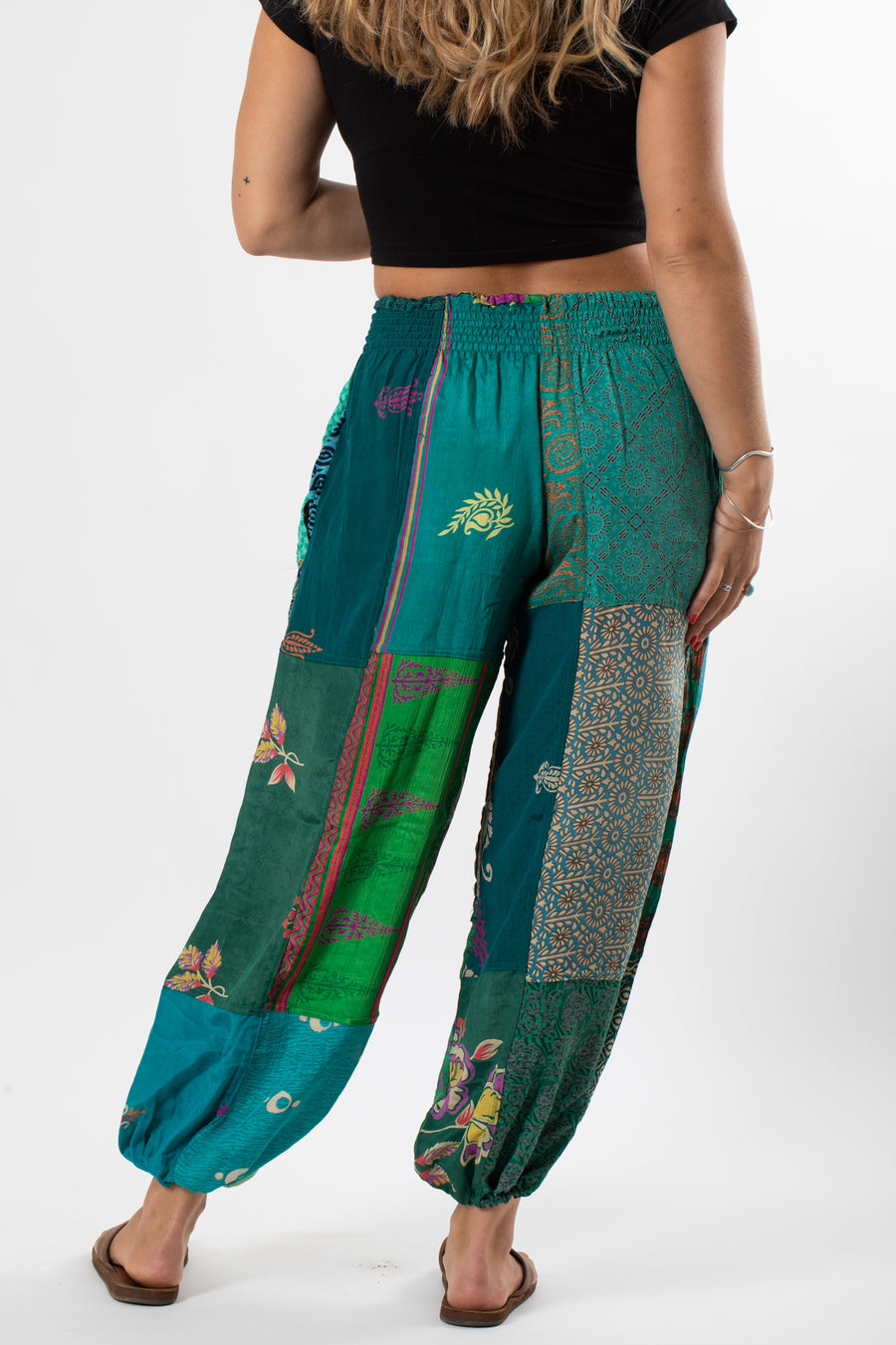 Patchwork Paravi Harem Pants