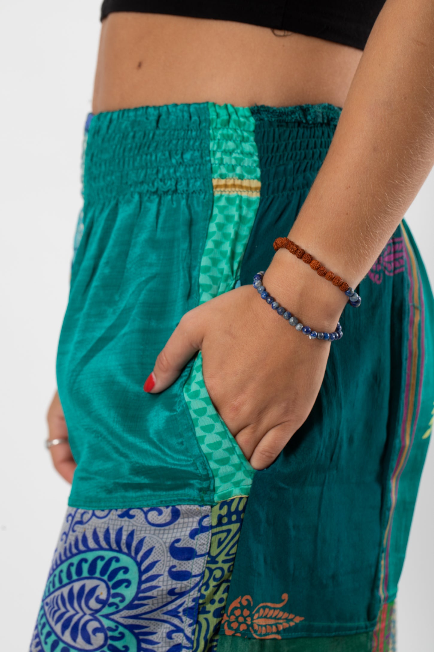 Patchwork Paravi Harem Pants