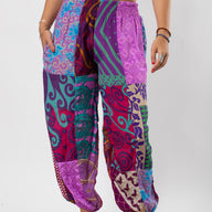 Patchwork Paravi Harem Pants