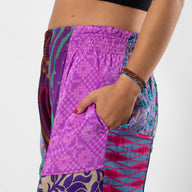 Patchwork Paravi Harem Pants