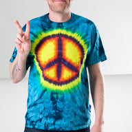 Peace Sign Tie Dye T
