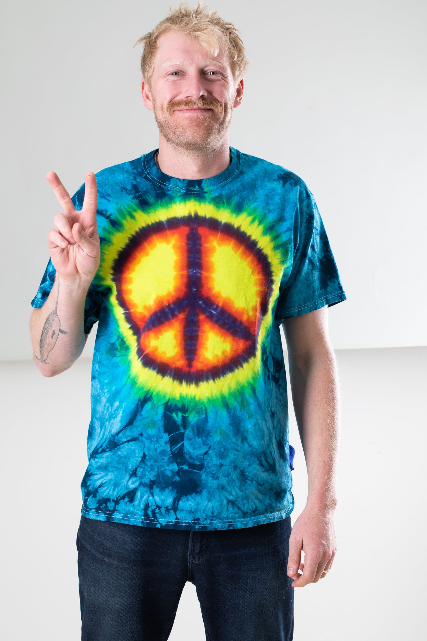 Peace Sign Tie Dye T
