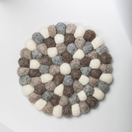 Pom Pom Felt Trivet