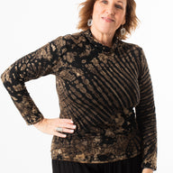 Quinn Mudmee Tie Dye Turtleneck
