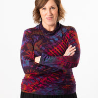 Quinn Mudmee Tie Dye Turtleneck