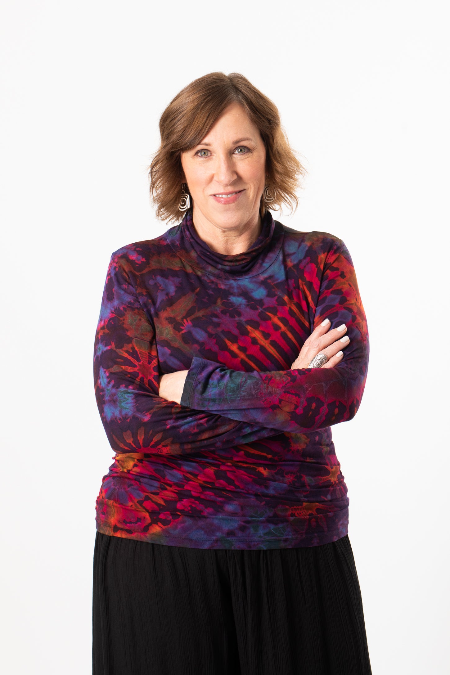 Quinn Mudmee Tie Dye Turtleneck